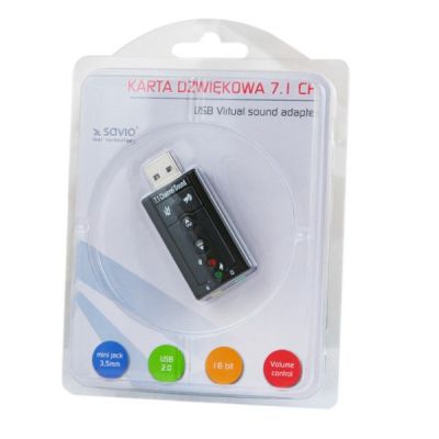 2. SAVIO ak-01 Sound Card (External; USB 2.0)