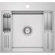 Single-bowl steel sink