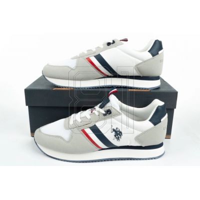 21. US Polo ASSN trainers. M NOBIL006-WHI