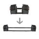 8. HMS SGR40 PRO SET 2in1 adjustable dumbbell set 43.5 kg