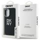 6. DKNY Liquid Silicone Metal Logo iPhone 16 Case - Black