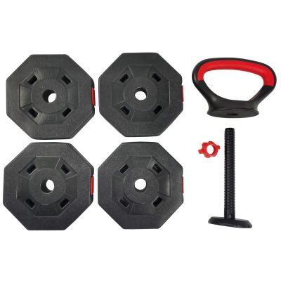 8. COMPOSITE Dumbbell KETTLEBELL 10KG (4x2.5KG) EB FIT