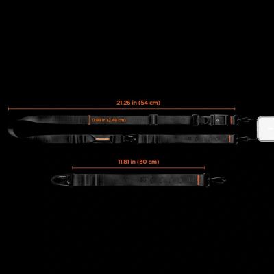 16. Spigen DA30M Stap Crossbody Phone Lanyard - Black