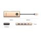 2. Orico PW11 8in1 USB-C Docking Station 2x USB-A 3.0 1x USB-A 2.0 1x USB-C 3.0 1x USB-C PD 100W 1x HDMI 4K 60Hz 1x VGA 1080P 60Hz 1x RJ45 Gigabit Ethernet - Rose Gold