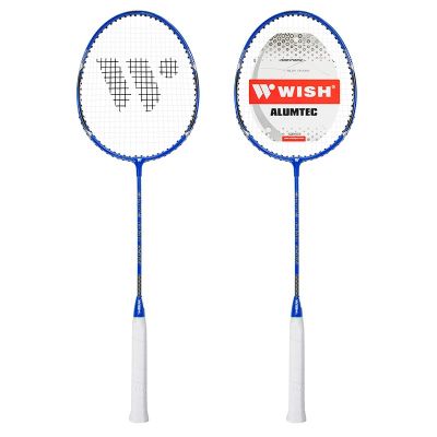 2. WISH ALUMTEC 5566 badminton set 4 rackets + 3 shuttlecocks + net + lines