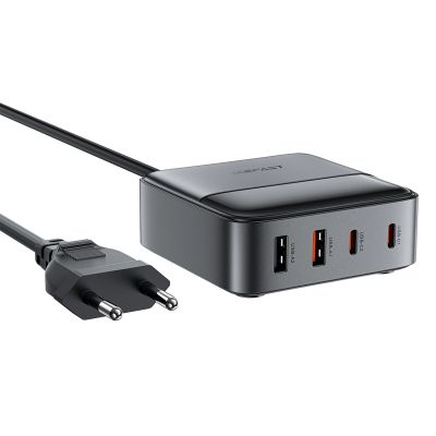 Acefast Z6 Charger Network GaN Desktop 2x USB-A / 2x USB-C PD 65W - Black