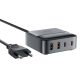 Acefast Z6 Charger Network GaN Desktop 2x USB-A / 2x USB-C PD 65W - Black