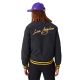 2. New Era NBA Los Angeles Lakers Script Bomber Jacket - 60332205
