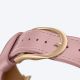 6. AmazingThing Class Band Leather Strap for Apple Watch 45 / 46 / 49 mm - Pink