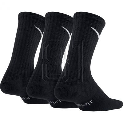 2. Nike Performance Cushioned Crew 3P JR SX6842-010 socks