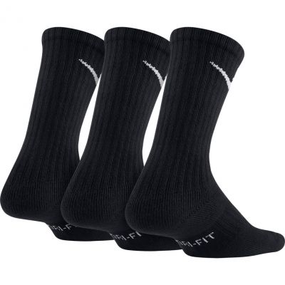 2. Nike Performance Cushioned Crew 3P JR SX6842-010 socks