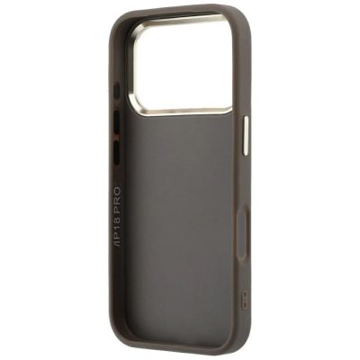 7. Guess 4G & Big Resin Logo Case for iPhone 17 Pro Max / 18 Pro Max - Brown
