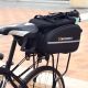 20. Wozinsky large bike rack bag 35l + rain cover black (WBB19BK)