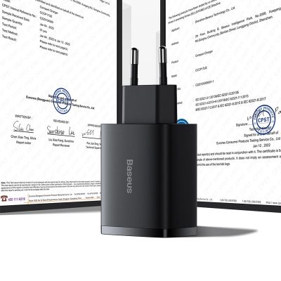 14. Baseus Compact charger 3x USB 17W black (CCXJ020101)