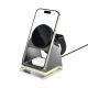 2. Tech-Protect QI15W-A43 3in1 Wireless Charger with MagSafe for Apple Devices - Black