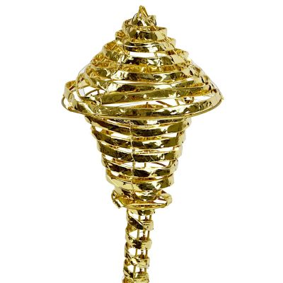 2. LANTERN DECORATIVE LANTERN 40LED 57CM GOLD