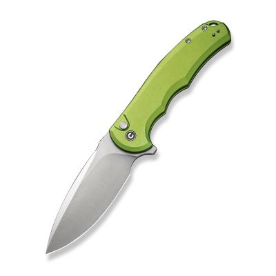 CIVIVI Button Lock Praxis Aluminum Green Knife
