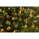 45. DECORATIVE PLASTIC BALL 6CM SET 35 GOLD