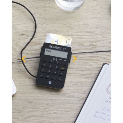 4. Reiner SCT cyberJack USB RFID Card Reader Black