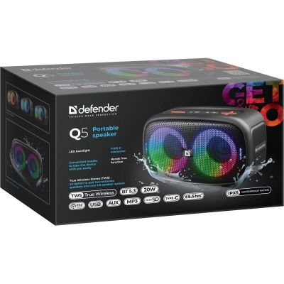 6. DEFENDER Q5 BLUETOOTH SPEAKER 20W