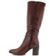 3. Women’s Brown Block-Heel Boots Sergio Leone KZ-08