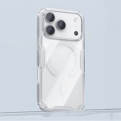 6. Nillkin Nature TPU Pro MagSafe Compatible Case for iPhone 17 Pro - White