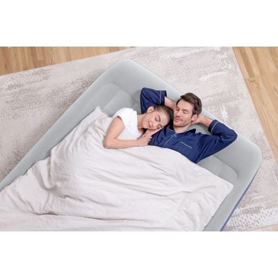3. Bestway 67630 / 23 Air Mattress Double Mattress Blue, White Unisex