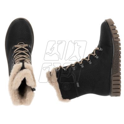 9. Rieker W Y3424-00 RKR745 fur ankle boots