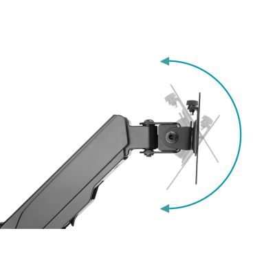 2. Single wall mount for 1xLCD max 32" and 8kg with gas spring