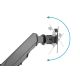 2. Single wall mount for 1xLCD max 32" and 8kg with gas spring