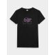 3. Women's slim T-shirt with print 4F 4FRSS24TTSHF2499-20S