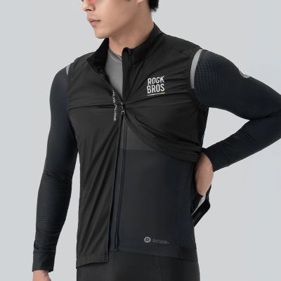 5. Rockbros TLMJ003-01 ROAD TO SKY men's lightweight breathable cycling vest L - black