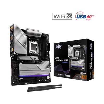 13. Asrock X870 LIVEMIXER WIFI Motherboard