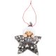 9. SET OF 3 PENDANTS STAR DOLLS SILVER SEQUINS