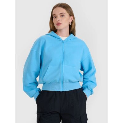 Women's zip-up hooded sweatshirt 4F 4FRSS25TSWSF2195-33S