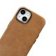6. iCarer Oil Wax Premium Leather Case iPhone 14 Plus Magnetic Leather Case with MagSafe Brown (WMI14220703-TN)