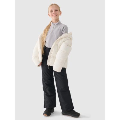 9. Children's fleece thermal underwear (top) 4F Junior 4FJRAW24UFLEU062-25S