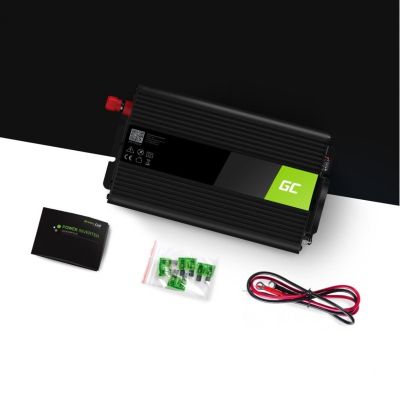 4. GREEN CELL INV08 INVERTER 12V-230V 1000W/2000W MODIFIED SINE WAVE
