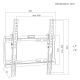 13. MACLEAN TV MOUNT / HANGER 32-75'' MACLEAN TV MOUNT / HANGER, MAX VESA 400X400, 32-75", UP TO 45KG, BLACK, TILT ADJUSTMENT