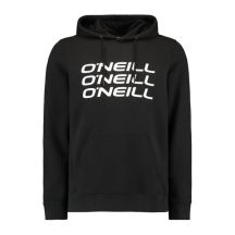 O'neill men's sweatshirt with kangaroo pocket, Triple black, fashionable