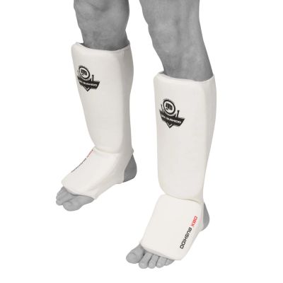 6. Flexible Shin Guards M - Shinrage White