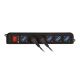 4. TECHLY POWER STRIP WITH UPS CABLE - 6 OUTLETS