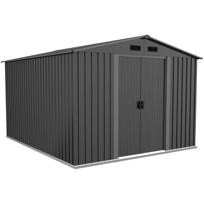 9. METAL GARDEN TOOL HOUSE 312X257X202CM
