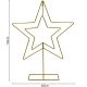 7. DECORATIVE STAR METAL STAND 50CM GOLD MICA