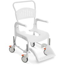 Etac Clean toilet and shower trolley, seat width/height 48x55 cm, snow white