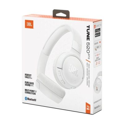 8. JBL T520 BT2 on-ear headphones white