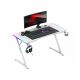 3. Huzaro Hero 2.5 White RGB Gaming Desk