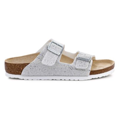 7. Birkenstock Arizona Kids 1022230 Cosmic Sparkle White calfs 