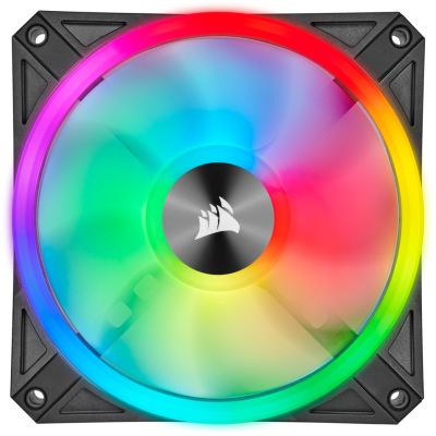 3. Corsair | QL Series Dual 140mm PWM Fan Kit with CORE Lighting Node | QL140 RGB Lighting | Case Fan