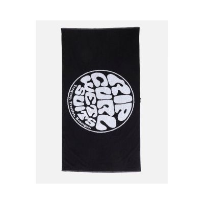 RIP CURL Logos Towel Black Beach Towel